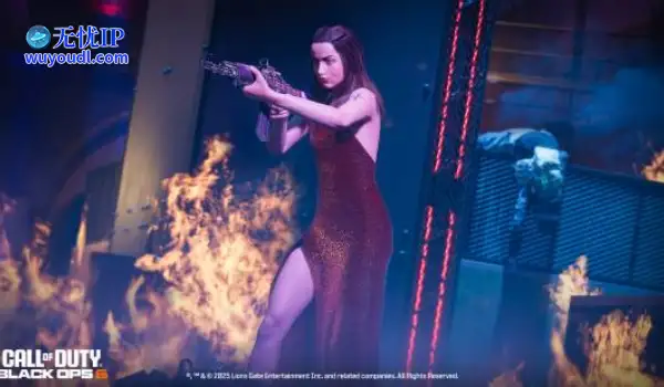 古巴美女演员将加入《COD21》！红礼服裙性感十足