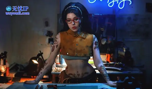 俄罗斯美女Cos《鬼泣5》妮可 纤腰美臀格外性感